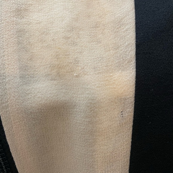 Alice and Olivia Londyn Sheer Panel Wide Leg Jumpsuit Size 6 Like new condition - Picture 9 of 11